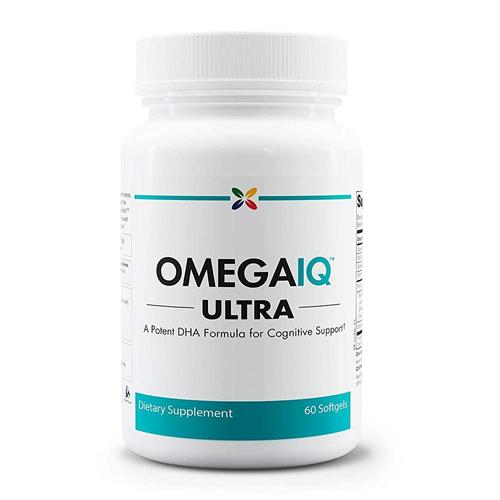 Stop Aging Now - OmegaIQ 울트라 <b>하이</b> <b>DHA</b> 포뮬러 <b>오메가 3</b> 피쉬 오일 <b>EPA</b> /<b>DHA</b> 뇌 및 심장 건강, <b>눈</b> 스킨