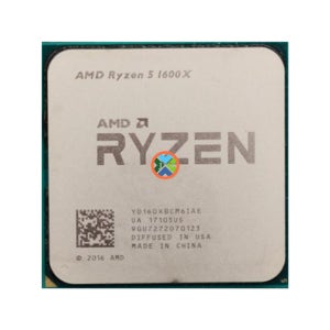 AMD Ryzen 5 1600X R5 1600X 3.6GHz 6코어 12스레드 CPU 프로세서 95W L3=16M YD160XBCM6IAE 소켓 AM4