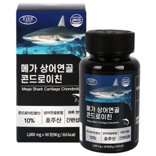 철갑상어저분자콘드로이친 콘드로이친 상어연골  1개  90정