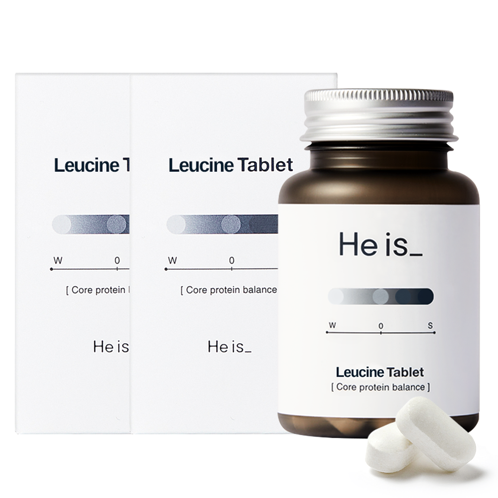 <b>히이즈</b> 류신 타블렛 28200mg 국내최초 고함량 류신 <b>근육</b> 단백질  60정  2개