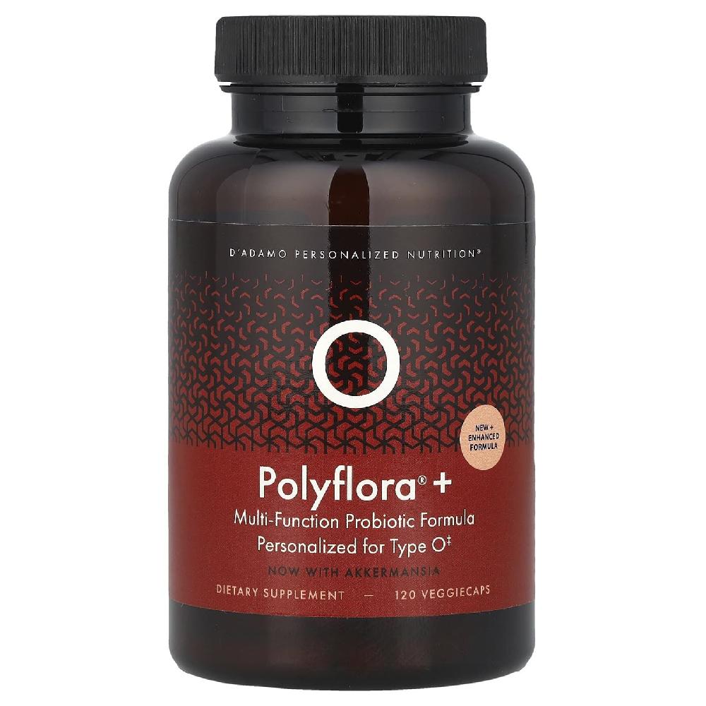 <b>D</b> <b>Adamo</b> Personalized Nutrition Polyflora +O 프로바이오틱 베지캡슐 120정  1개