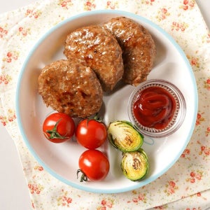 온밥엔 떡갈비 2종 순한맛 50g 20장(10장x2팩) 매콤한맛 50g 20장(10장x2팩), 총40장 TV상품