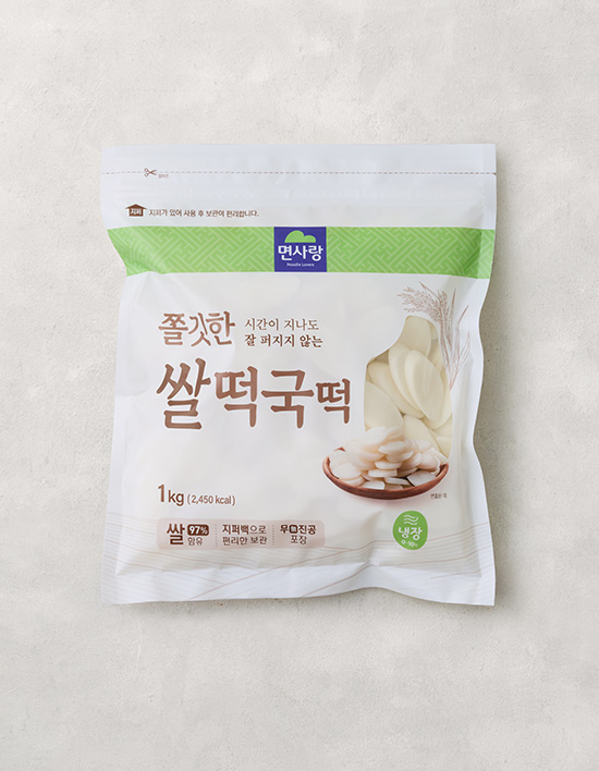쫄깃한 쌀떡국떡 제품 이미지