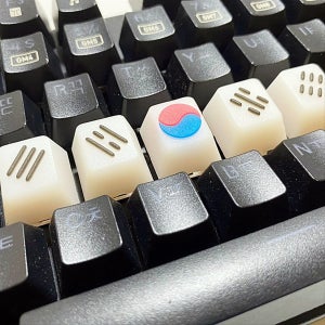 태극기 자체제작 포인트 키캡 기계식 OEM 커스텀 수제, 봉니버스