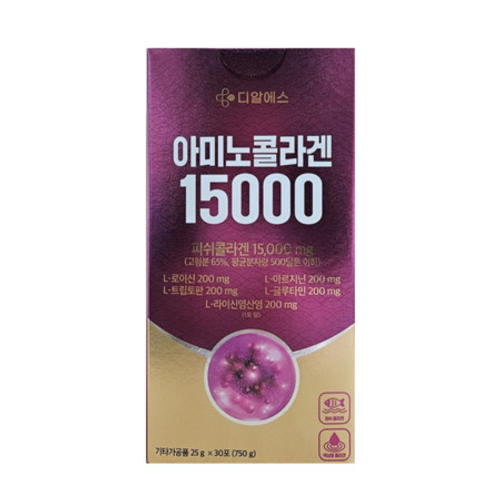 <b>아미노 콜라겐</b> 15000  25g x 30포, 1개
