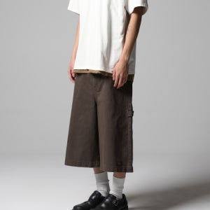 [디키즈] 가먼트 다이드 오버랭스 트윌 쇼츠 Brown DIKU251LRSR003BR