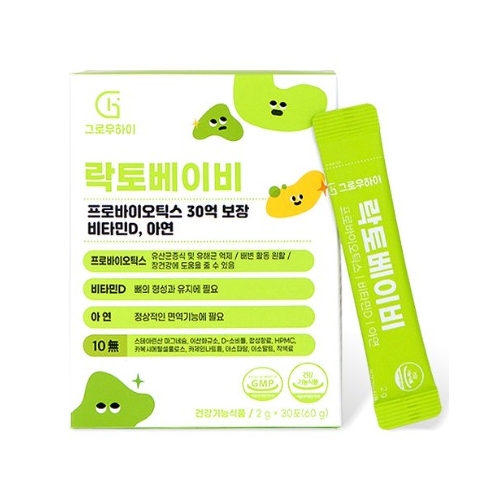 락토<b>베이비</b> 2g x 30포, 1개