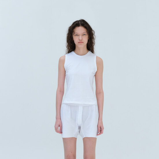 리포스 Basic Round Sleeveless T-Shirts
