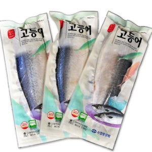 국산 참 고등어 특대 사이즈 2kg 9-12팩 (손질,급냉)