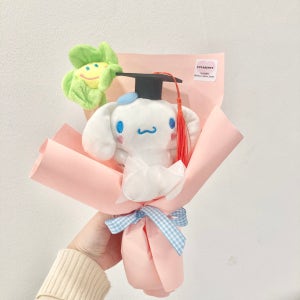 미니 인형다발 - 산리오 시나모롤 쿠로미 피카츄 , 이브파렌티