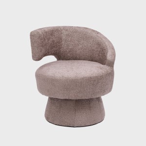 소피아 웜브라운 셔닐 스위블 소파