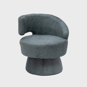 소피아 딥그린 셔닐 스위블 소파