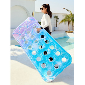 대형 플로팅 튜브 물놀이 8자 링 로우 스팽글 수영장 펜션 휴가 장비