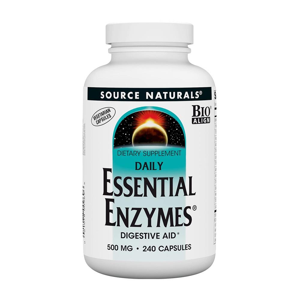 소스 내추럴스 데일리 에센셜 엔자임 500 mg, 240 캡슐