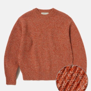 [디써티원] Multi-tweed Sweater (DARK CORAL) DU24WK3005OG