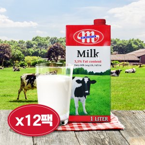 믈레코비타 믈레코비타 3.5% 수입멸균우유 1L 12개입
