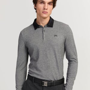 [닥스 골프] [LF몰단독] 그레이 멜란지 잔골조직 긴팔 티셔츠 DGTS5D902G2