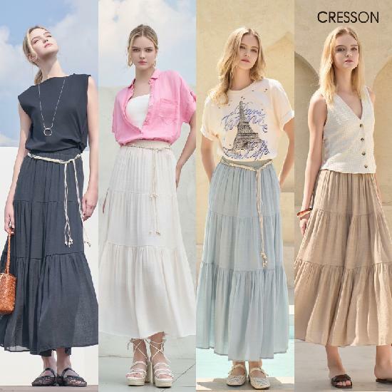 ミニスカート RONRON CANCAN RUFFLE PANTSKIRT BLACK RR24BPS3308BK CANCAN RUFFLE PANTSKIRT BLACK - RONRON 론론