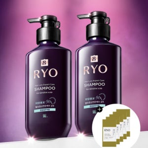 [려] 자양윤모 9EX 탈모증상전문케어 샴푸 민감성두피용 400ml 2입 111413640