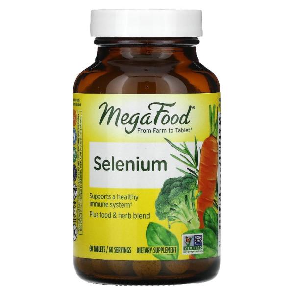 <b>메가푸드</b> 셀레늄 셀렌 50mcg 60정 셀레니움 Selenium <b>무기질</b>