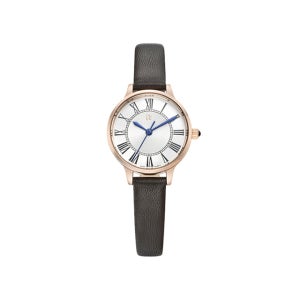 [로만손] [패키지포함]레나타 슬리크 R 블랙 가죽시계 RWRLLL1B2500RGWH0