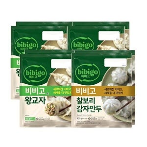 [하프클럽]비비고 왕교자 455g x6봉 + 찰보리감자만두 400g x2봉