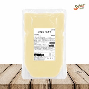 새한에프엔지 새한 닭육수농축액 무염 1kg 육수원액
