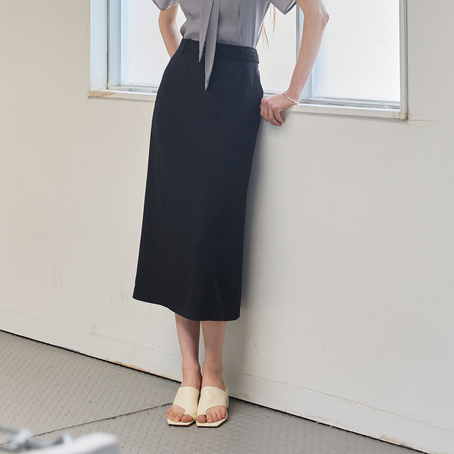 【ROSEFRANTZ】STRAP SHIRRING MINI SKIRT Strap Shirring Mini Skirt [Black] - 로제프란츠