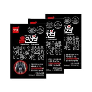 <b>닥터팜</b>(식품) ething 홀인원 쏘팔메토 900ml 60캡슐 3박스 (6개월분) 전립선 건강 아연 <b>망간</b> 지구력
