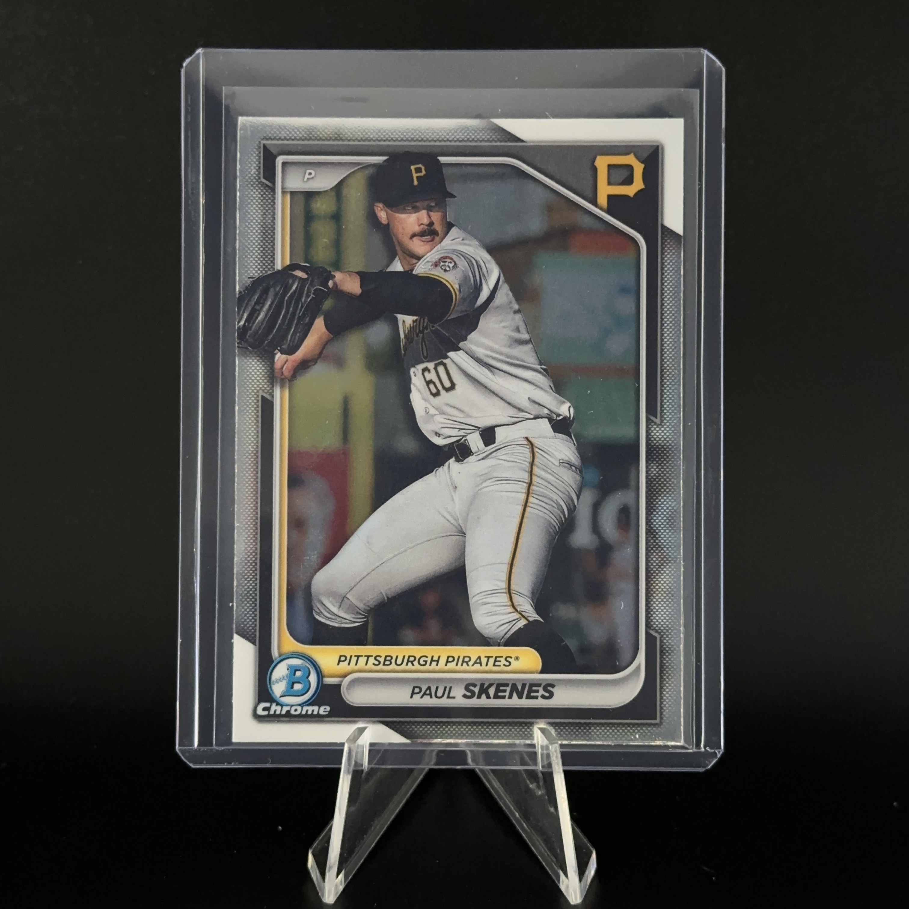 [폴 스킨스 바우만 베스트 카드] MLB 피츠버그 파이리츠 TOPPS 탑스 크롬 미국 대장  1개