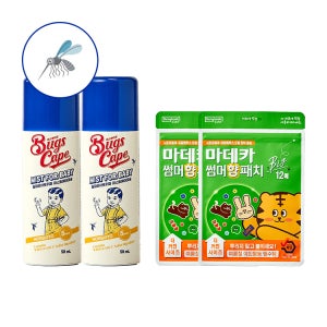 동국제약 마데카 썸머 향 패치 빅 24매 + 벅스케이프 미스트 포 베이비 50ml 2개