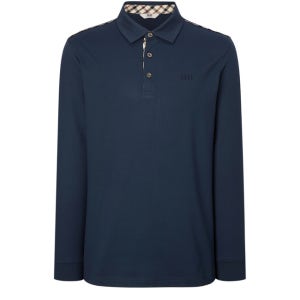 [닥스 골프 남성] 닥스 스테디셀러 레터 로고 솔리드 긴발폴로티셔츠 WGTS4D101N2