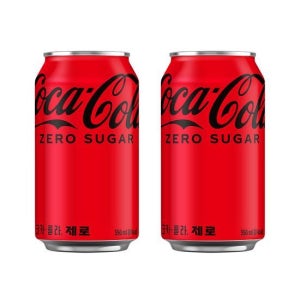 코카콜라 제로 350ml 48캔 + 법랑컵
