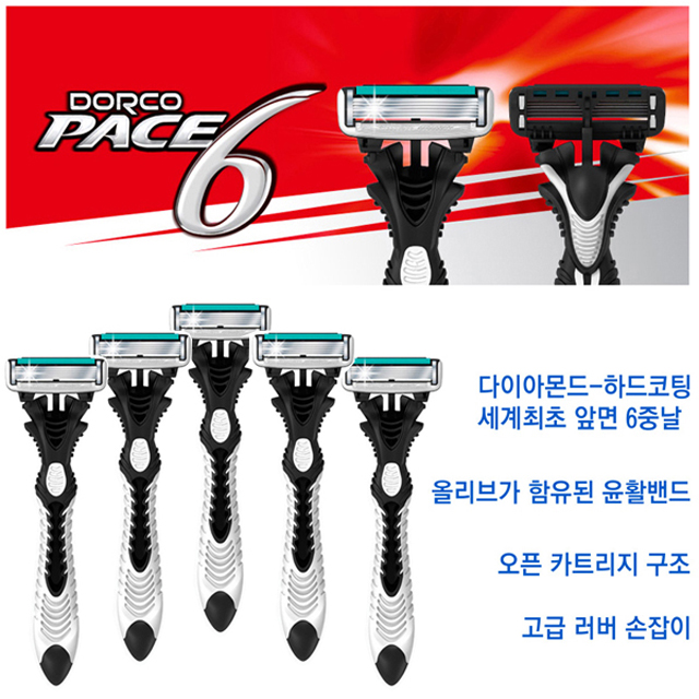 도루코 페이스6 면도기 1개입 대표 이미지