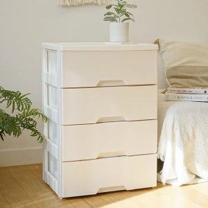 러쉬그레인 플라스틱 와이드 서랍장 2단~6단