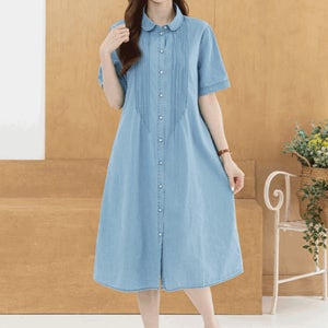 밀리반팔데님원피스 [DS51922]