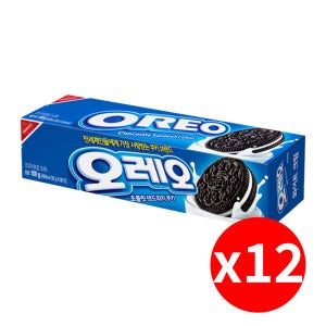 오레오 화이트크림 100g x12개 /17시마감/당일발송