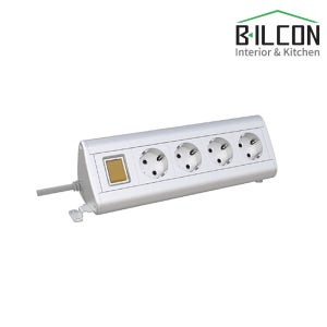 인채널 트리코너 클립형 멀티탭 4구_FP-PW901C-CL