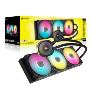 커세어 iCUE LINK TITAN 420 RX RGB CPU수랭쿨러 블랙