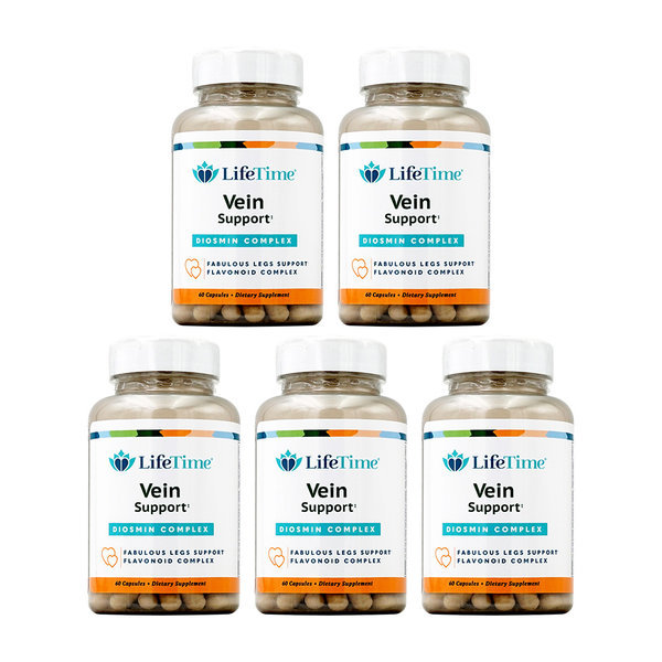 <b>라이프타임</b> 5개 <b>디오스민</b> <b>베인 서포트</b> <b>컴플렉스</b> 500 mg 60 캡슐 Life Time