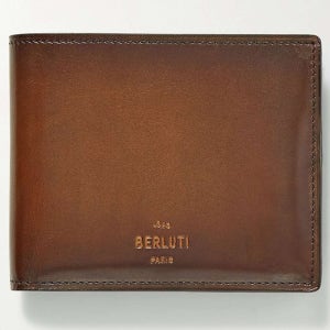 벨루티 Venezia 베네치아 로고 데보시드 레더 월렛 반지갑 브라운 N235741 N235741