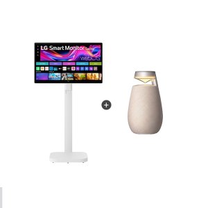 LG전자 4K UHD 스마트 모니터 스윙 + 엑스붐 360 XO2T 방문설치  모니터(32U889SAW) 스피커(엑스붐360XO2T)  80cm
