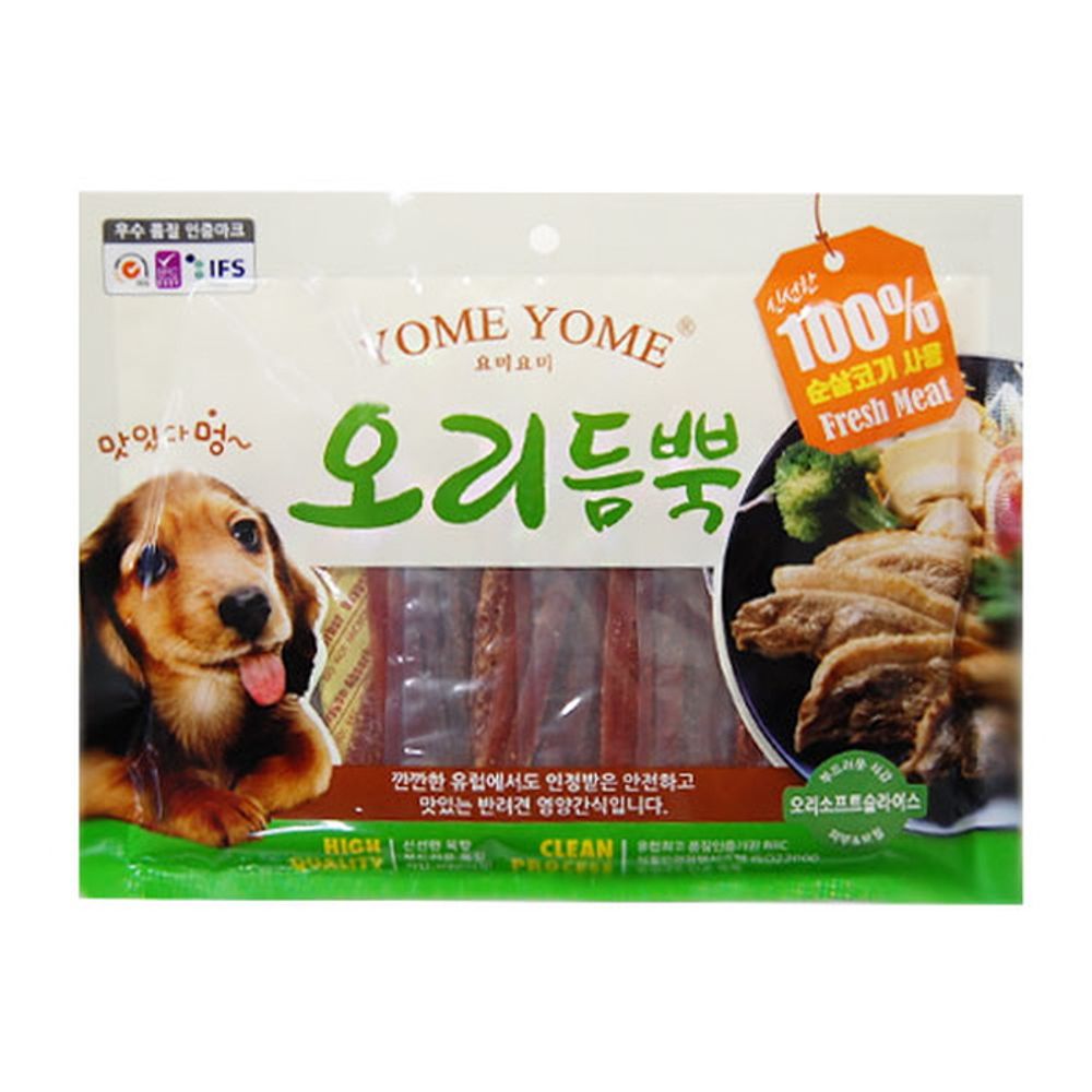 요미요미 오리듬뿍 400g - 오리소프트슬라이스 pb2*<b>815</b>kJ  1개