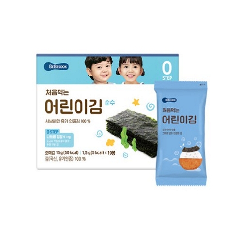 처음먹는 어린이 순수김 제품 이미지