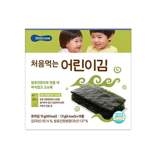 처음먹는 어린이김 오리지널 제품 이미지