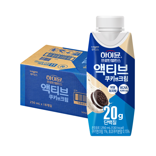 일동후디스 하이뮨 프로틴 밸런스 액티브 쿠키앤크림