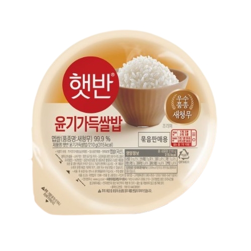 CJ제일제당 햇반 윤기가득쌀밥 210g, 36개