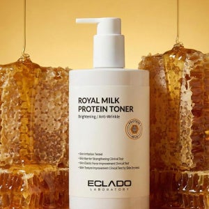 [에끌라두] [브랜드세일+쿠폰]바르는 단백질 로얄 밀크 프로틴 영양 토너 500ml (토너 전용 거품기 증정) ESO4XX00012