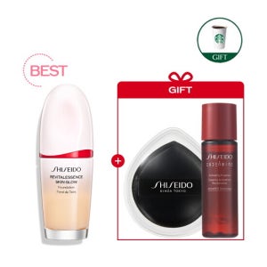 시세이도 (BD) 리바이탈에센스 스킨 글로우 파운데이션 세트