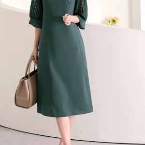 안로소매레이스원피스